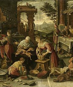 De_rijke_man_en_de_arme_Lazarus, Bassano Jacopo