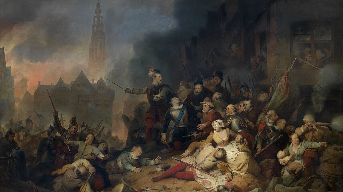 Ferdinand_de_Braekeleer_(I)_-_The_Spanish_Fury_in_Antwerp